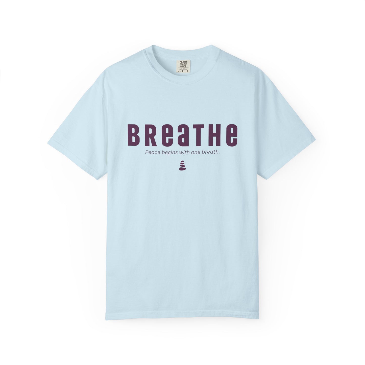 BREATHE- Unisex T-shirt - Peace begins with one breath.