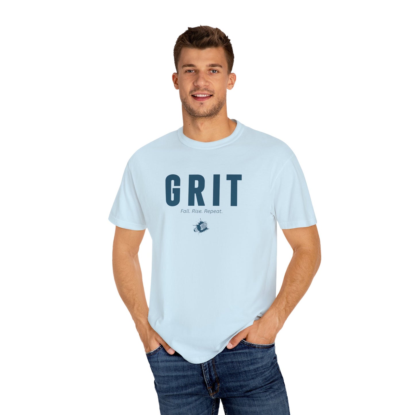GRIT - Unisex T-shirt - Fall. Rise. Repeat.