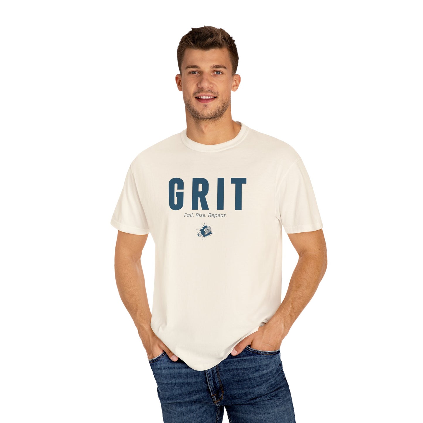 GRIT - Unisex T-shirt - Fall. Rise. Repeat.
