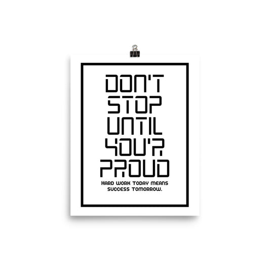 Don't Stop Poster